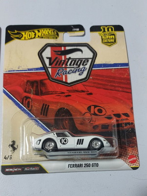 Ferrari 250 GTO λευκή premium Hot Wheels σφραγισμένο