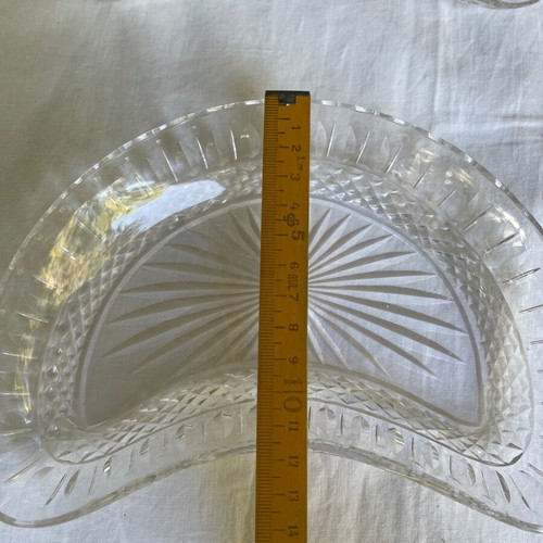 Set of 4 used Saint Louis Tommy Crystal bowls