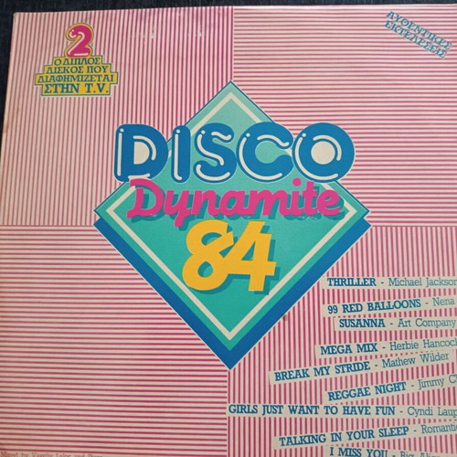 Disco Dynamite 84 Italo Disco vinyl like new, electronic genre