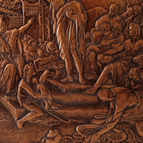 The Speech of Pericles Copper Engraving Like New 57.5x36.5 cm