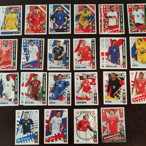 Euro 2024 Topps cards by Lidl, new, pack of 22 pieces