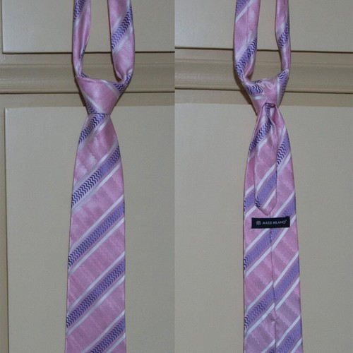 Massi Milano tie like new, pink and blue