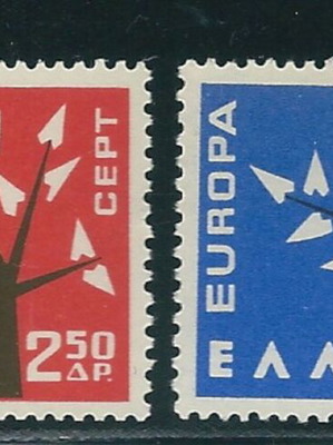 Greece 1962 Europa CEPT complete stamp set MNH