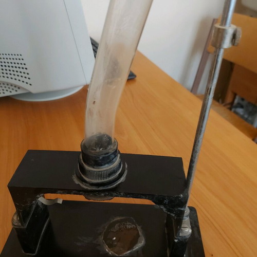 Physics device used from the socialist era with bakelite base
