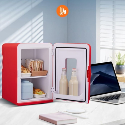 15L Mini Fridge Cooler and Heater DC/AC for Car Office Dorm