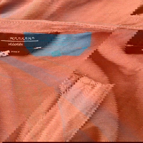 Weekend Max Mara ленено рокля Малък
