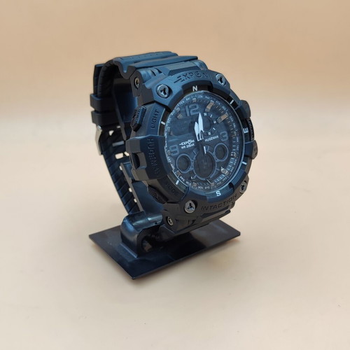 Exponi men's watch black like new, analog and digital