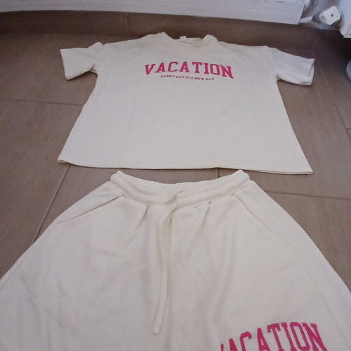 Vacation summer clothing set, size 12y