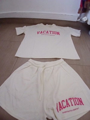 Vacation summer clothing set, size 12y
