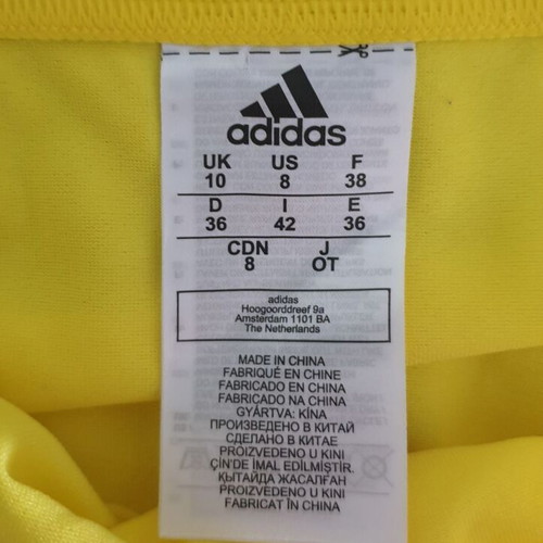 Adidas women's bikini swimsuit new, yellow, size S
