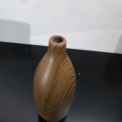 Wooden vase like new, very nice