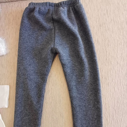 Sweet Baby set with fleece pants, blouse and faux fur jacket for 3-year-old girl like new