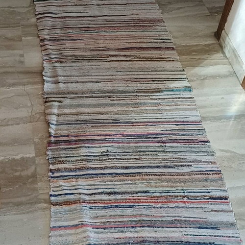 Woven rug like new, rag rug 0.60 x 1.40