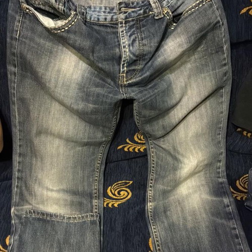 Men's jeans like new, size L, blue