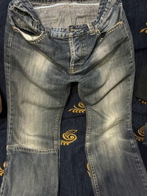 Men's jeans like new, size L, blue