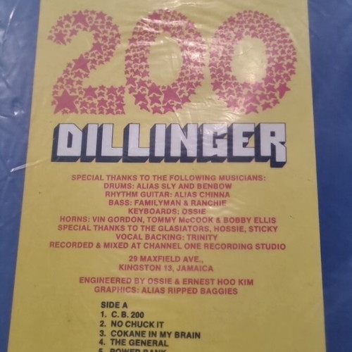 Dillinger CB200 vinyl record used