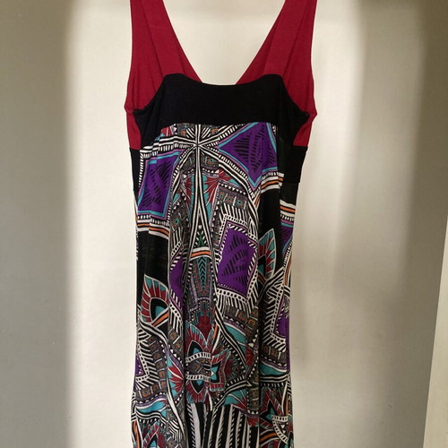PurpleJam summer dress used, size Large, multicolor