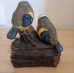 Two decorative birds like new