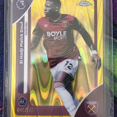 El Hadji Malick Diouf Yellow RayWave Rookie Card 40/275 new