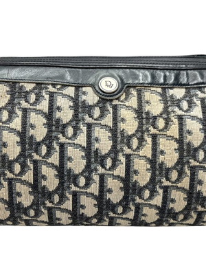 Christian Dior trotter χειρός τσάντα μεταχειρισμένη, μπλε