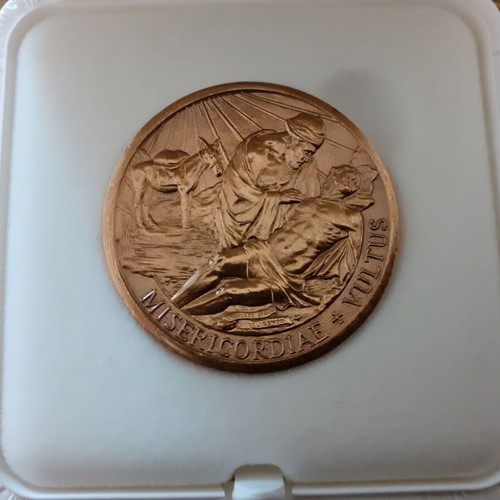 Vatican Medallion official bronze, new, Holy Year of Mercy 2015-2016