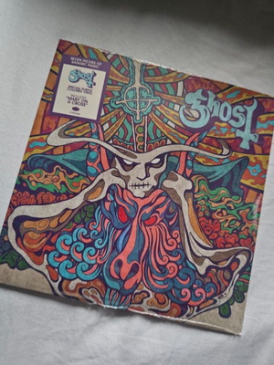 Ghost Seven Inches of Satanic Panic 7' Vinyl new, includes Kiss the Goat and Mary on a Cross