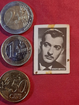 Zachary Scott vintage collectible miniature photo