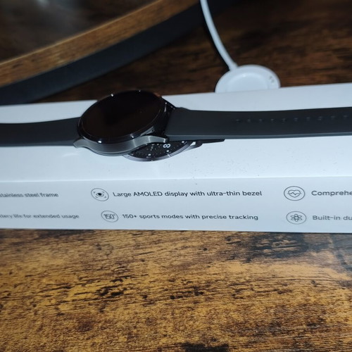 Xiaomi Watch S5 smartwatch with charger and box
