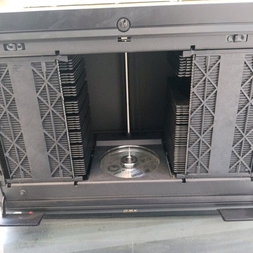 NSM CD 3101AC CD disc library system used, 100 discs, 2 pieces