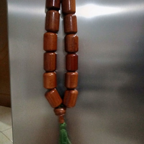 Decorative worry beads like new, wooden, 40 cm
