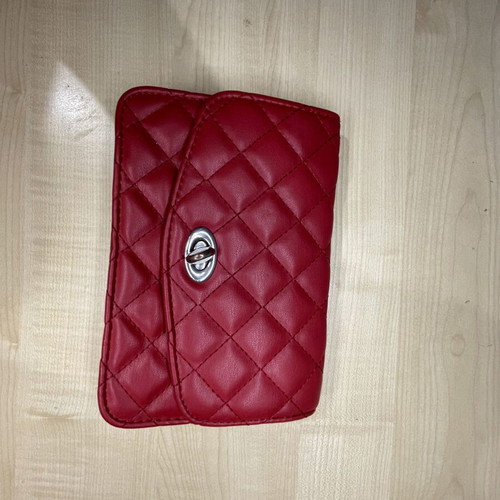 Stradivarius leather handbag like new, red