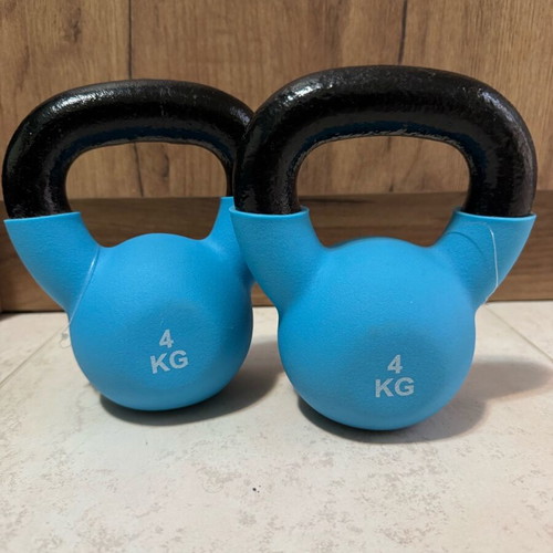 4kg weights new, pack of 2