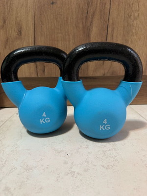 4kg weights new, pack of 2