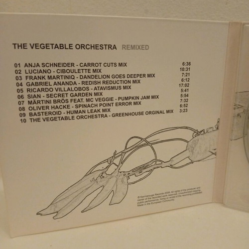 The Vegetable Orchestra Remixed CD used, electronic
