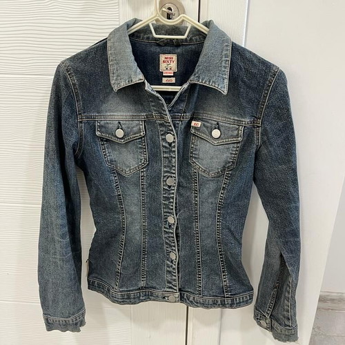Miss Sixty denim jacket used, size XS, blue