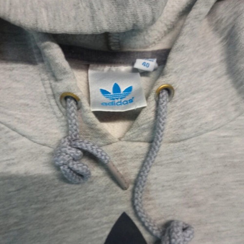 Adidas hoodie used, size medium, black and grey