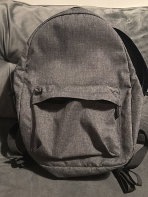 Marks & Spencer backpack like new, grey and black