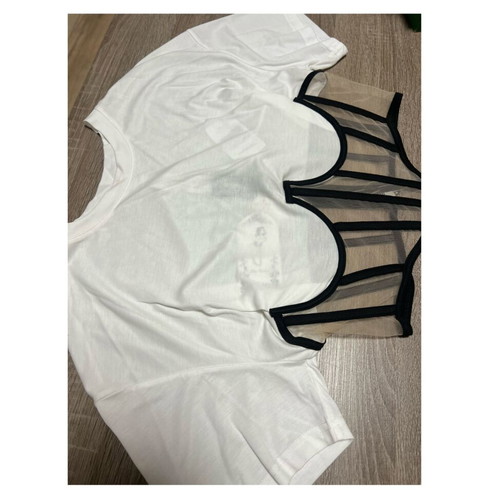 Blouse corset Miss Rosy size M new, black and white