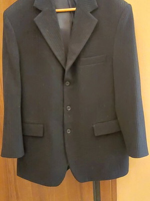 Old River black corduroy jacket size L like new