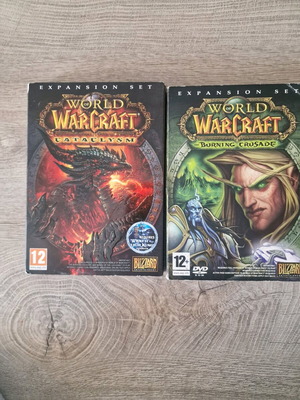 World of Warcraft PC games like new, pack of two