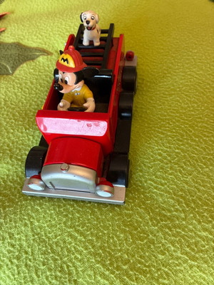 Mickey Mouse fire truck toy used 90’s