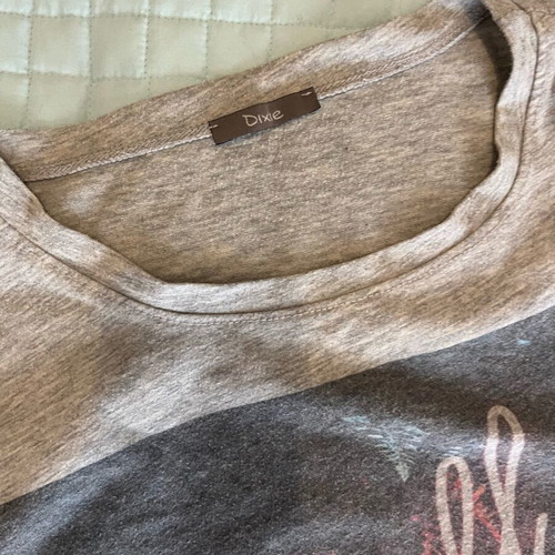 Grey t-shirt used, sizes M-XXL