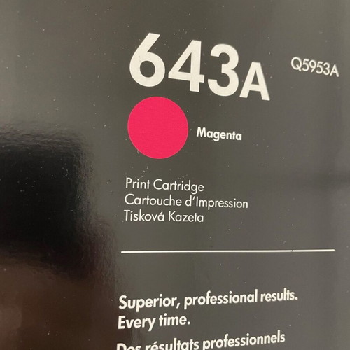HP LaserJet Q5953A 643A Magenta Toner New Compatible with LaserJet 4700
