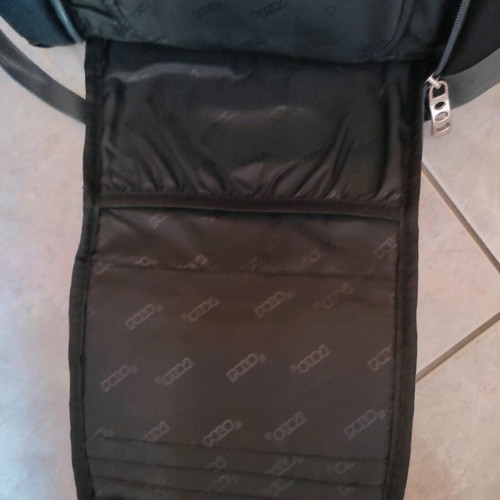 Polo backpack with 3+1 compartments like new, black