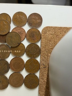 Λοτ 42 νομισμάτων One Penny Μεγάλης Βρετανίας 1980-2000 μεταχειρισμένα