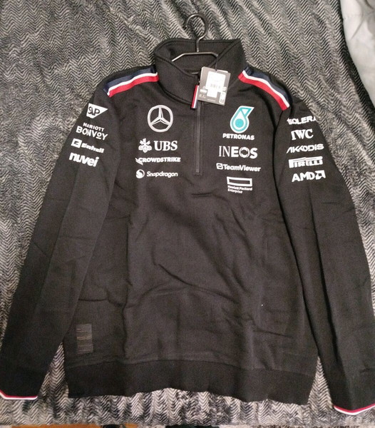 Mercedes AMG F1 Team 1/4 Zip Sweater 2024, size XL