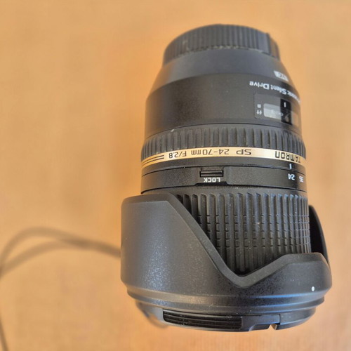 Canon 5D MKIII camera and Tamron 24-70mm f/2.8 lens used with 24100 clicks and accessories