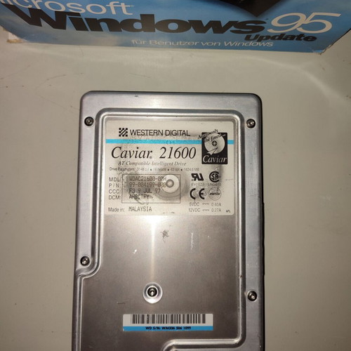 Western Digital Caviar 21600 1.6GB IDE used with one bad sector