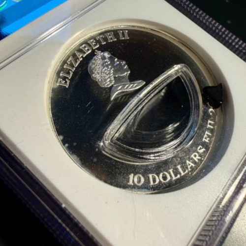 Fiji 10 Dollars 2012 Brenham Meteorite Silver Coin NGC PF67