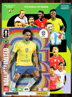 Κάρτα Marquinhos limited FIFA World Cup 2026 Adrenalyn XL Βραζιλία καινούργια